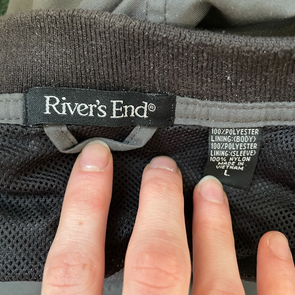 Large Rivers End Men’s Nylon Sweater